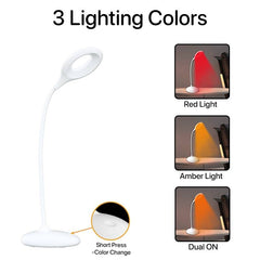 Red Light Desk Lamp BioWitel