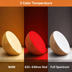 Amber & Red Light Night Lamp