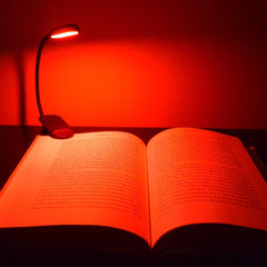Amber and Red Book Lights for Reading