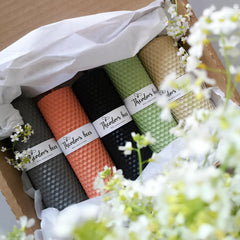 Vidēja izmēra bišu vaska sveces