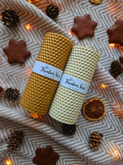 Vidēja izmēra bišu vaska sveces