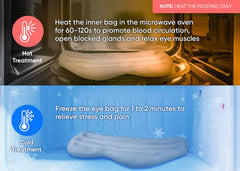 Bambusa gulēšanas acu maska