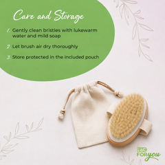 Dry brush lymphatic drainage