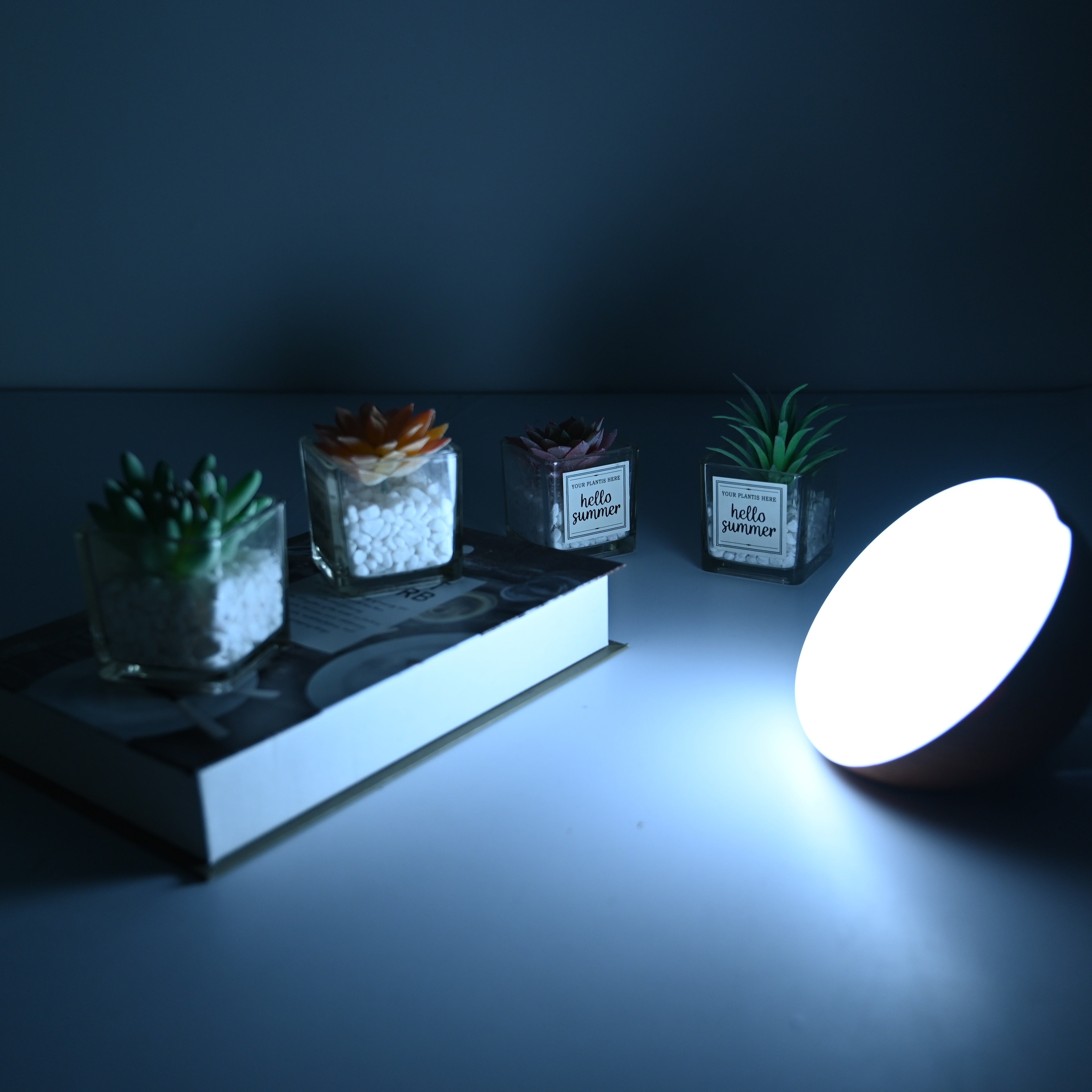 Amber & Red Light Night Lamp BioWitel