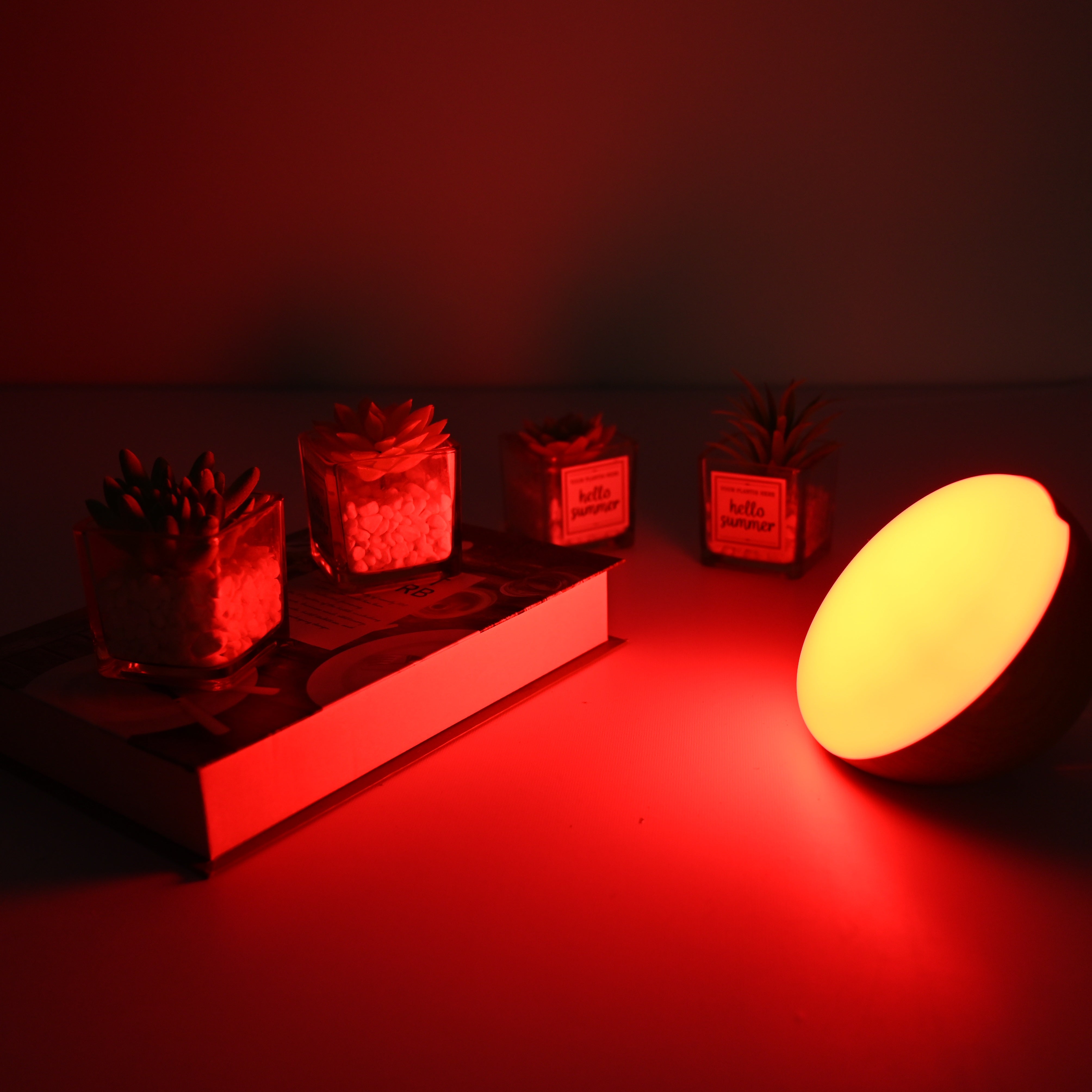 Amber & Red Light Night Lamp BioWitel