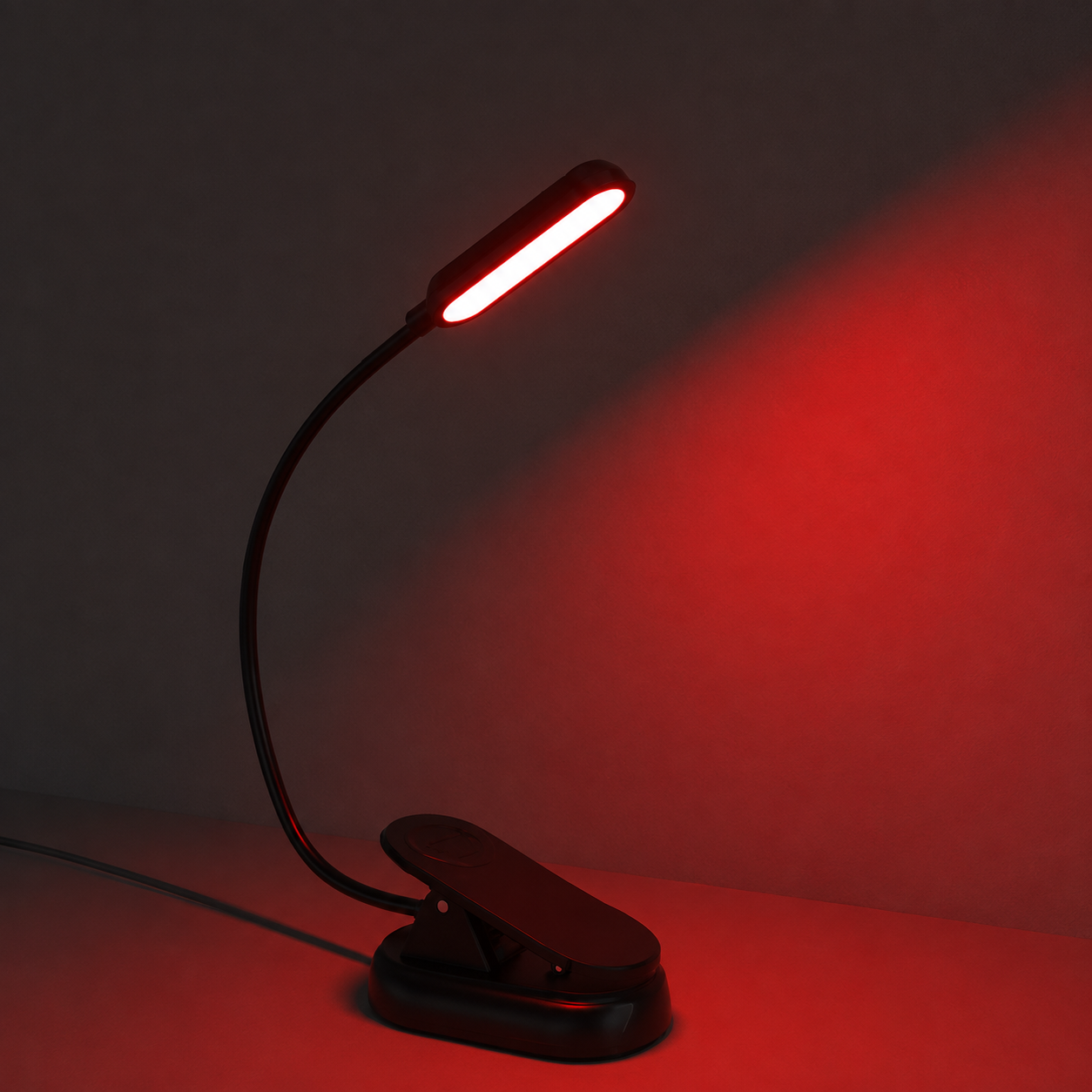 Amber and Red Light Reading Lamp BioWitel
