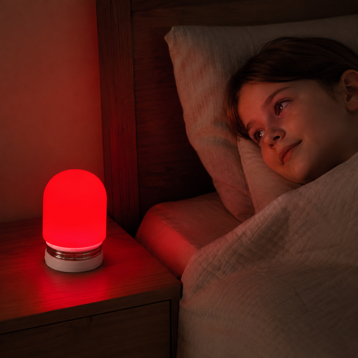 Red Light Night Lamp