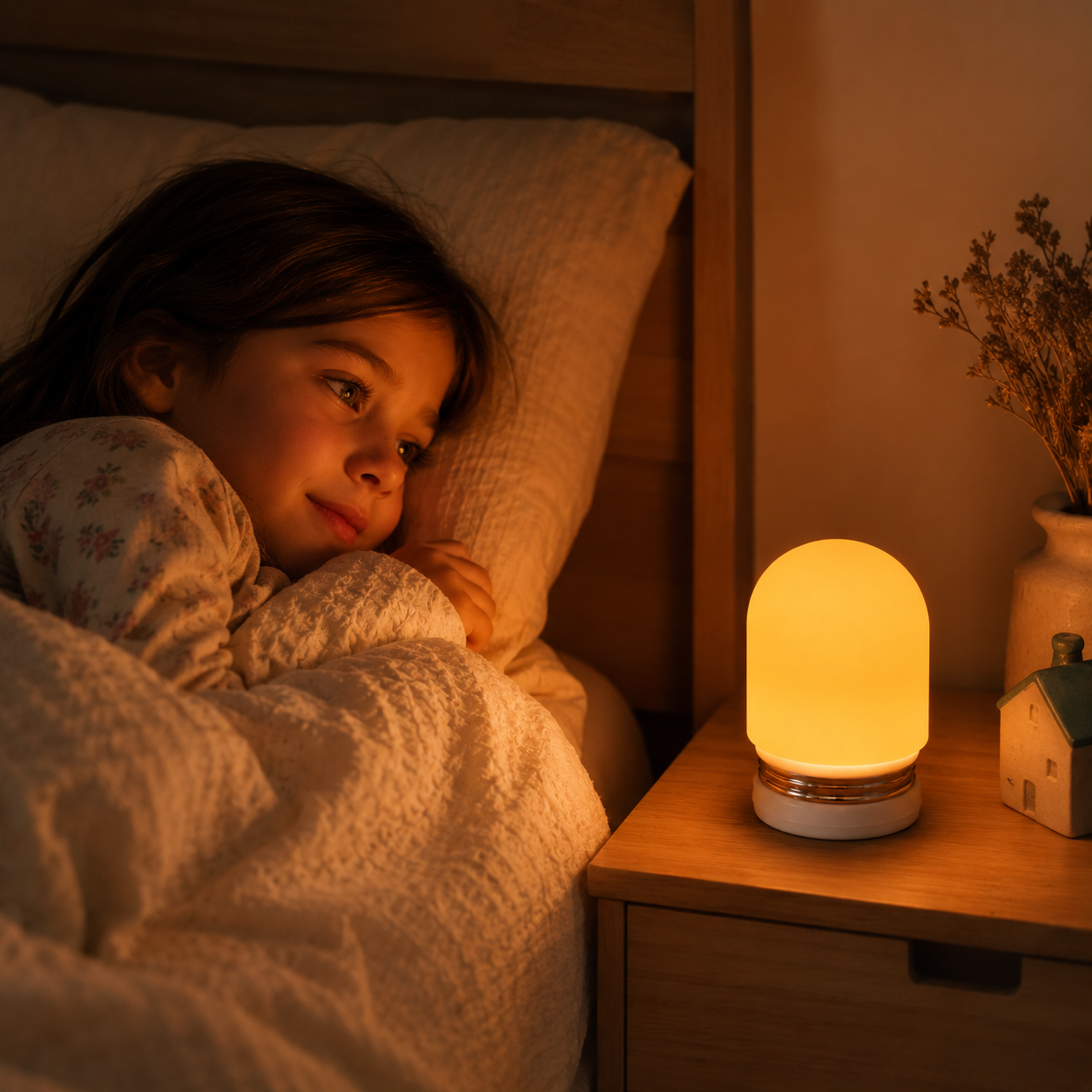 Red Light Night Lamp