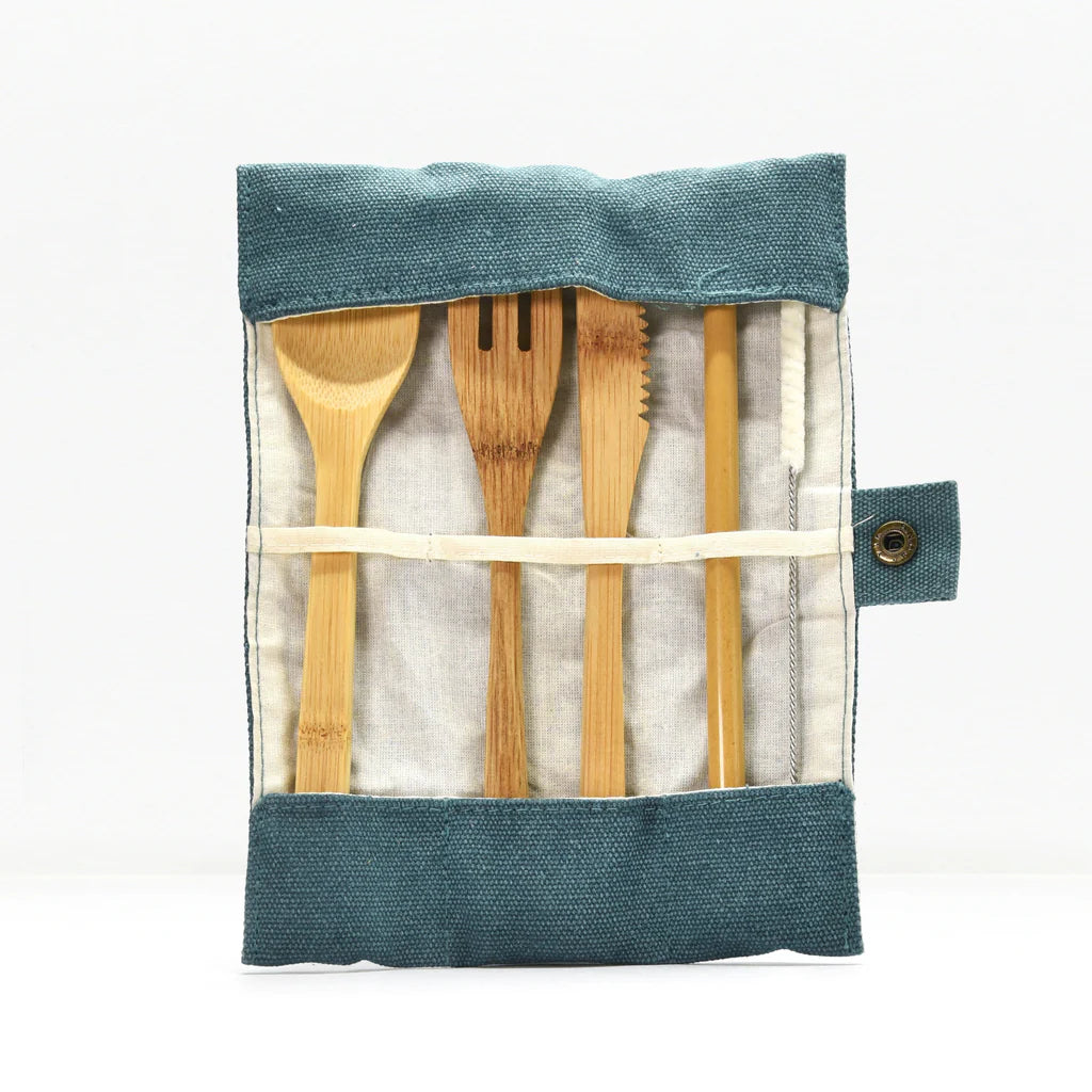 Bamboo cutlery set