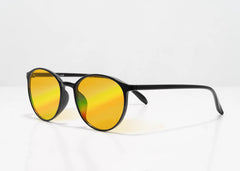 Dzintara krāsas zilās gaismas bloķējošās brilles