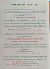 The Longevity Diet – grāmata 