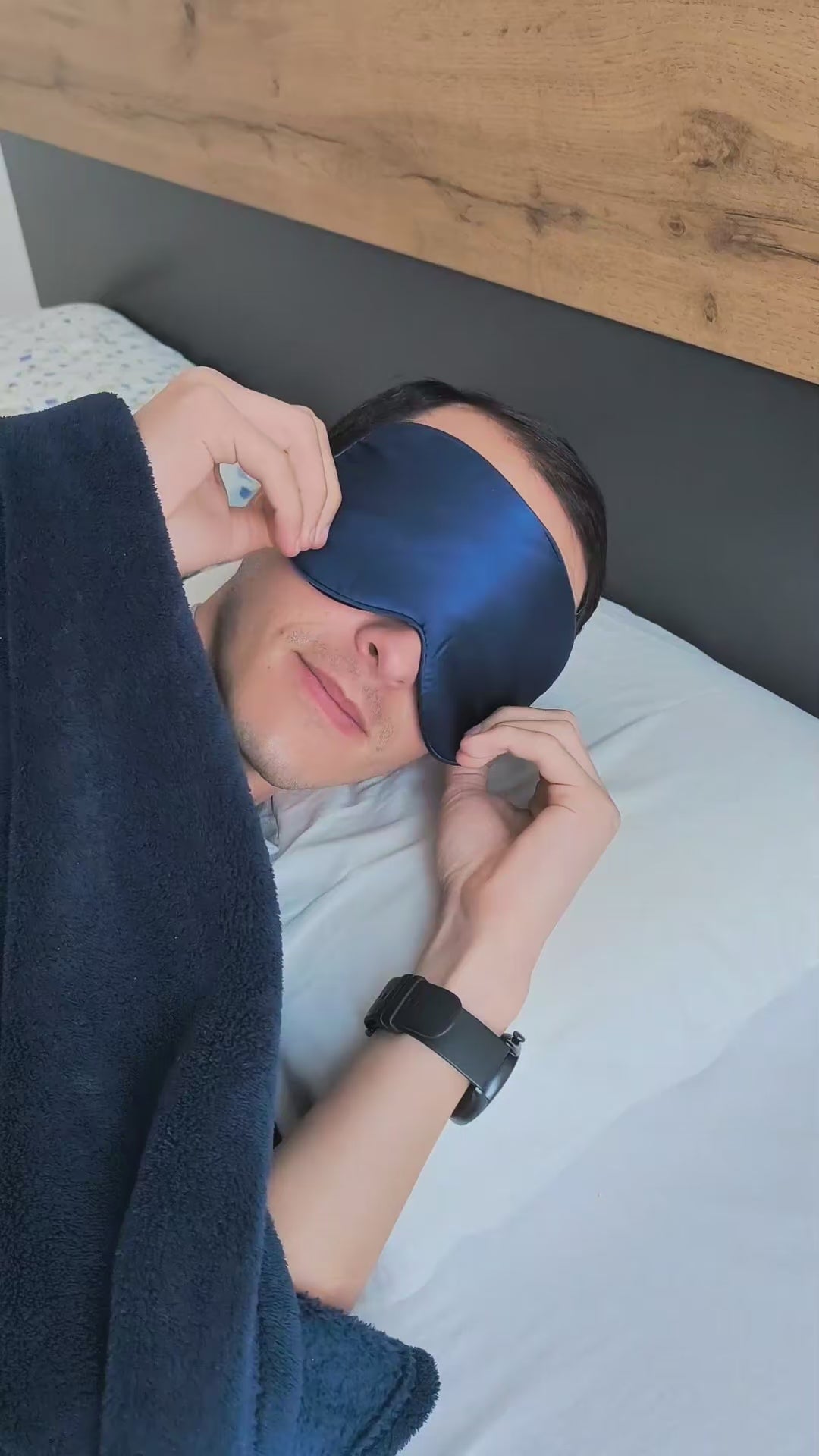 Zīda Gulēšanas Maska