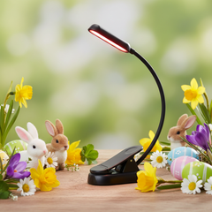 Amber and Red Book Lights for Reading